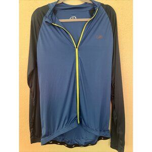 Performance Brand Micro Mesh Men's Cycling Jersey Shirt Long Sleeve Men's XL